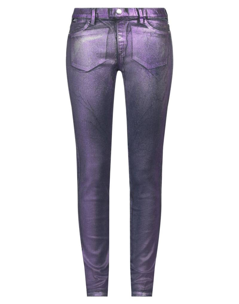 LOVE MOSCHINO Jeanshose Damen Violett von LOVE MOSCHINO