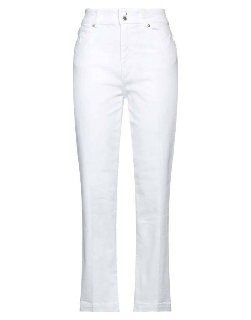 LOVE MOSCHINO Jeanshose Damen Weiß von LOVE MOSCHINO