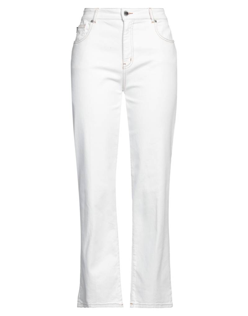 LOVE MOSCHINO Jeanshose Damen Weiß von LOVE MOSCHINO