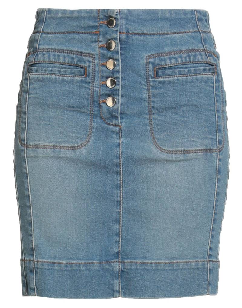 LOVE MOSCHINO Jeansrock Damen Blau von LOVE MOSCHINO
