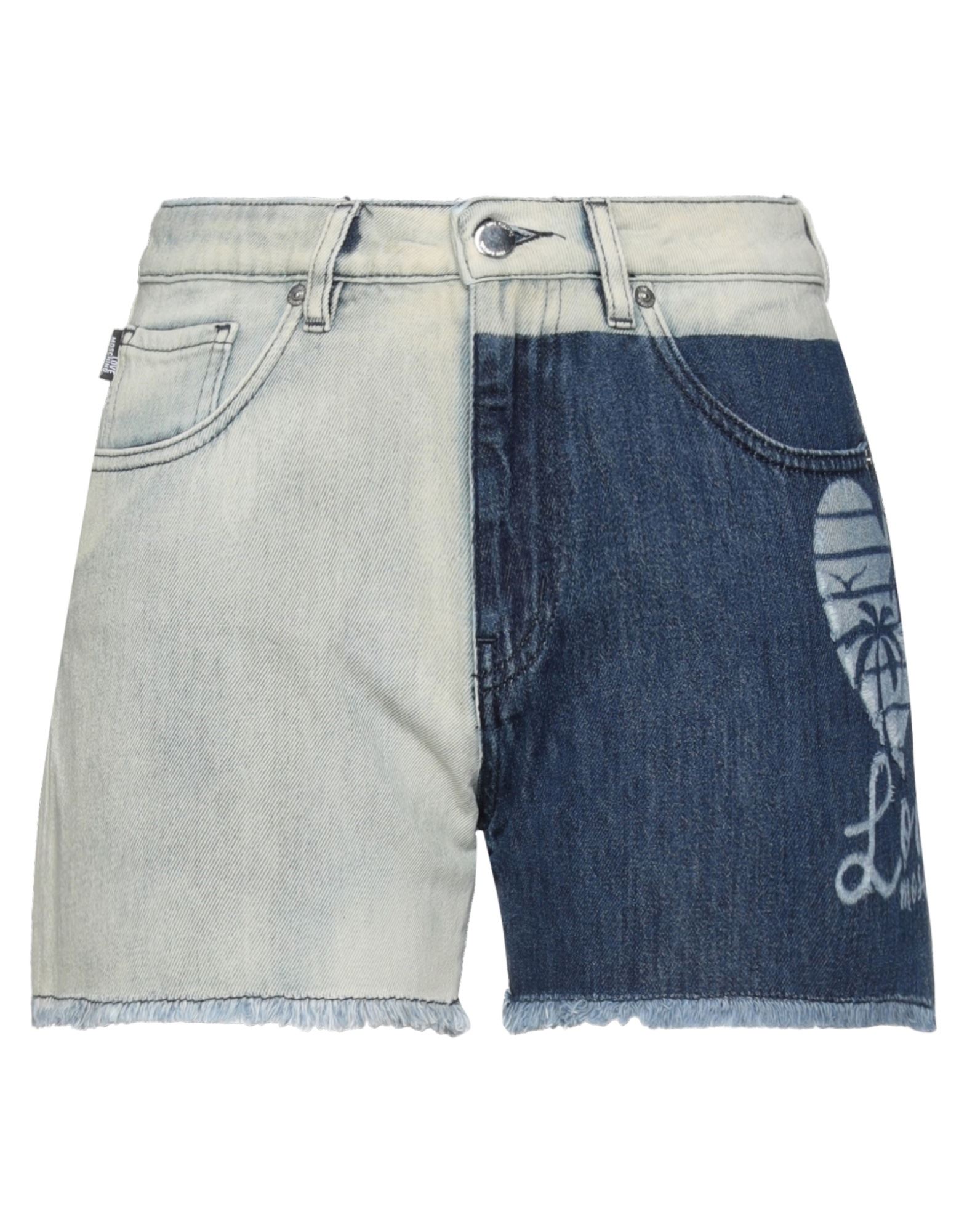 LOVE MOSCHINO Jeansshorts Damen Blau von LOVE MOSCHINO