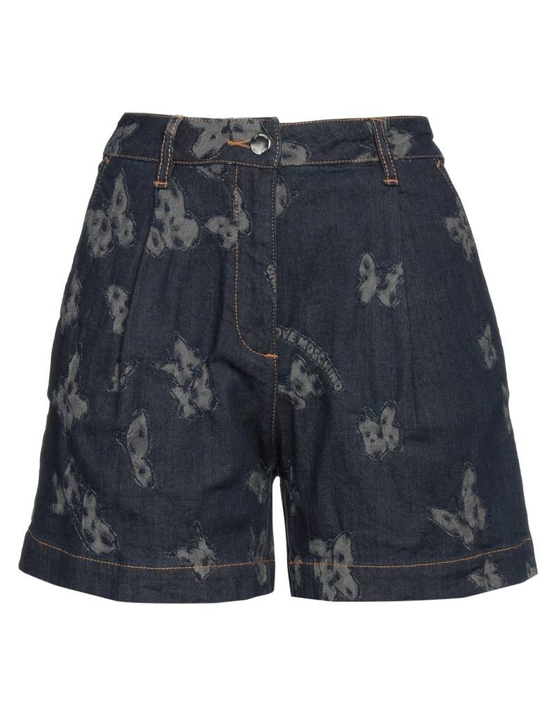 LOVE MOSCHINO Jeansshorts Damen Blau von LOVE MOSCHINO