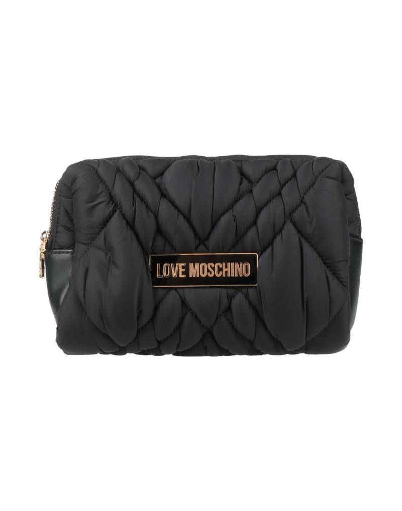 LOVE MOSCHINO Kosmetiktäschchen Damen Schwarz von LOVE MOSCHINO
