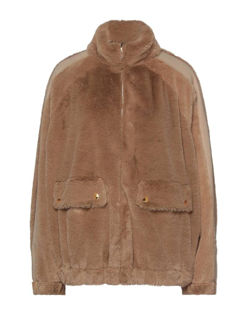 LOVE MOSCHINO Shearling- & Kunstfell Damen Kamel von LOVE MOSCHINO
