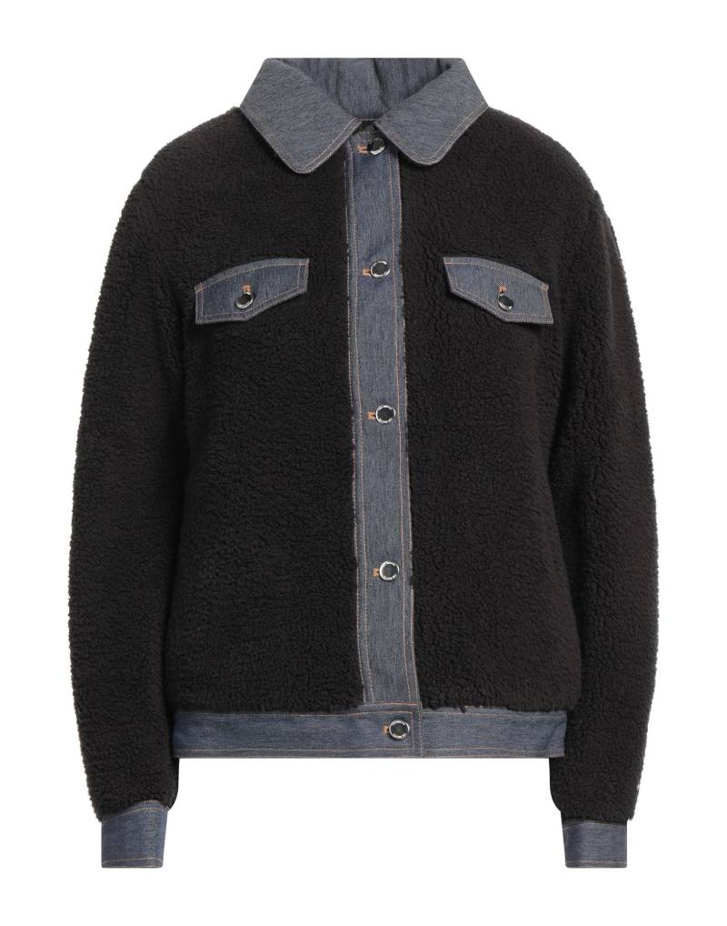 LOVE MOSCHINO Shearling- & Kunstfell Damen Schwarz von LOVE MOSCHINO