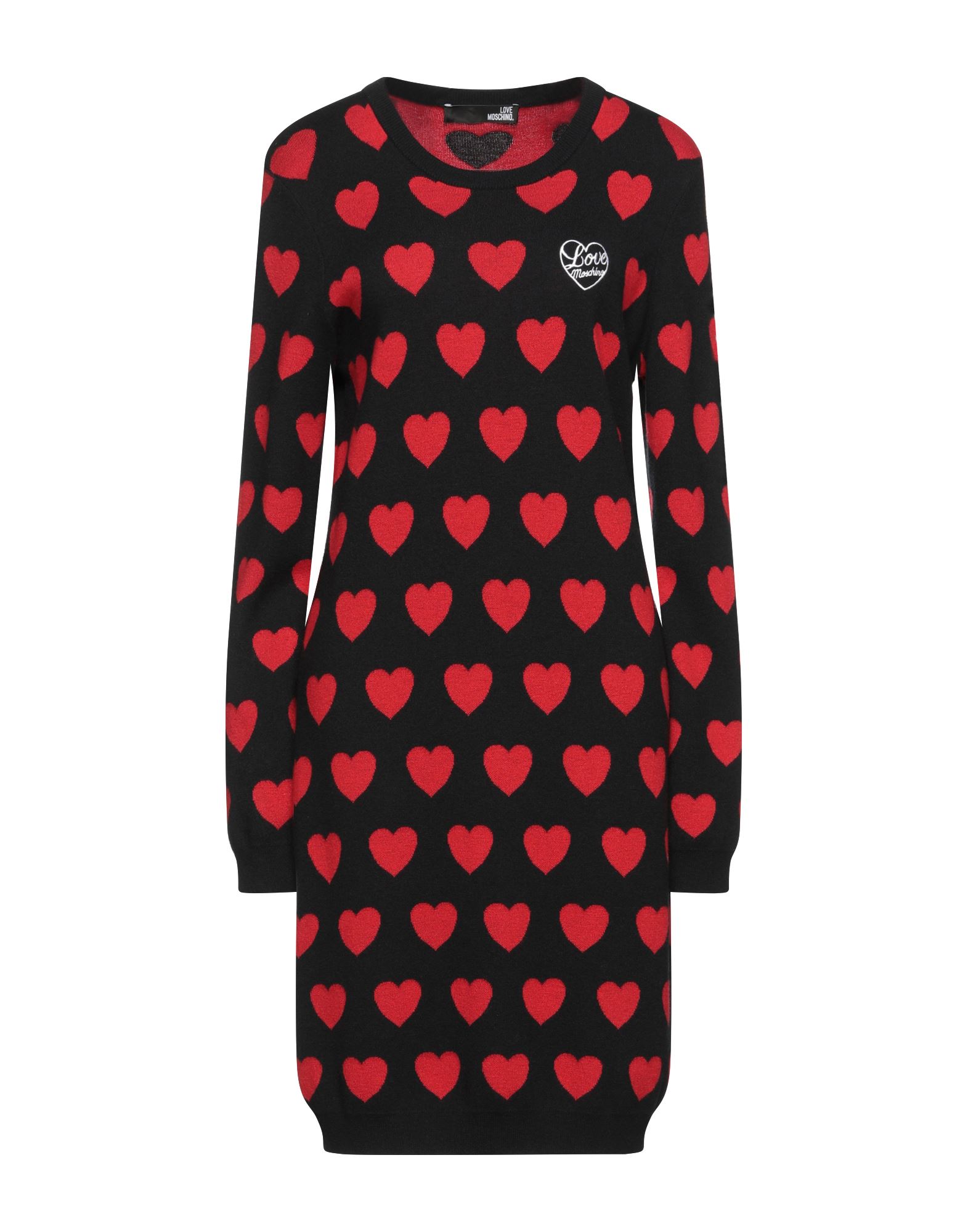 LOVE MOSCHINO Mini-kleid Damen Schwarz von LOVE MOSCHINO