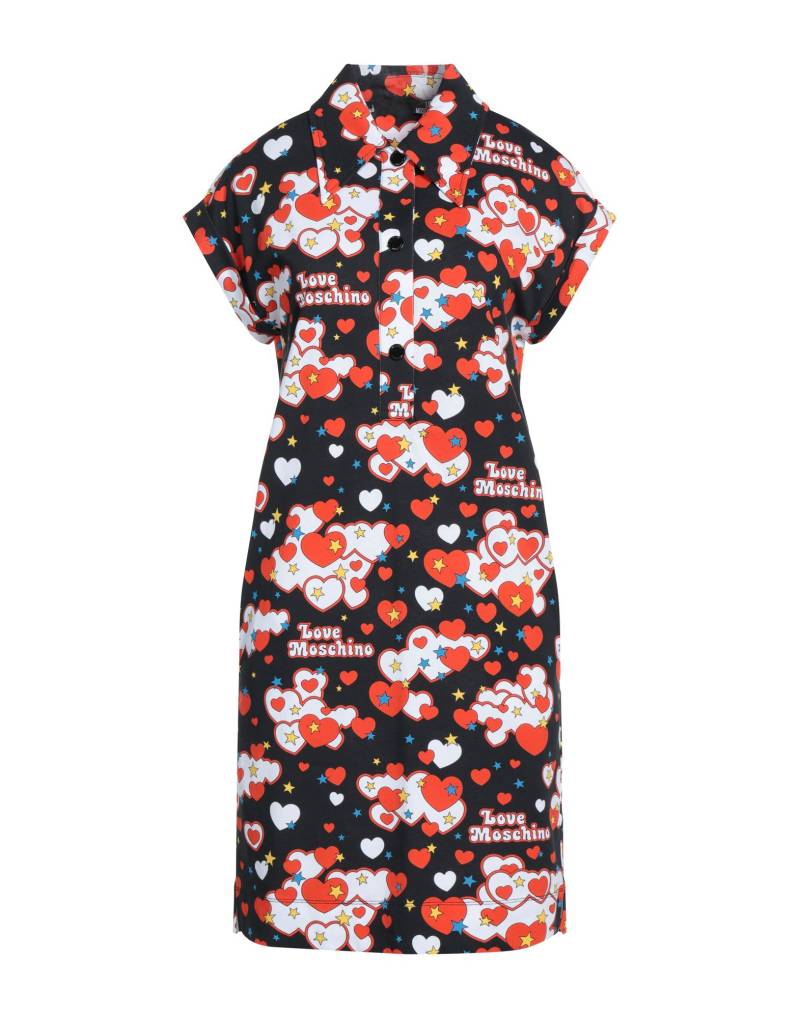 LOVE MOSCHINO Mini-kleid Damen Schwarz von LOVE MOSCHINO