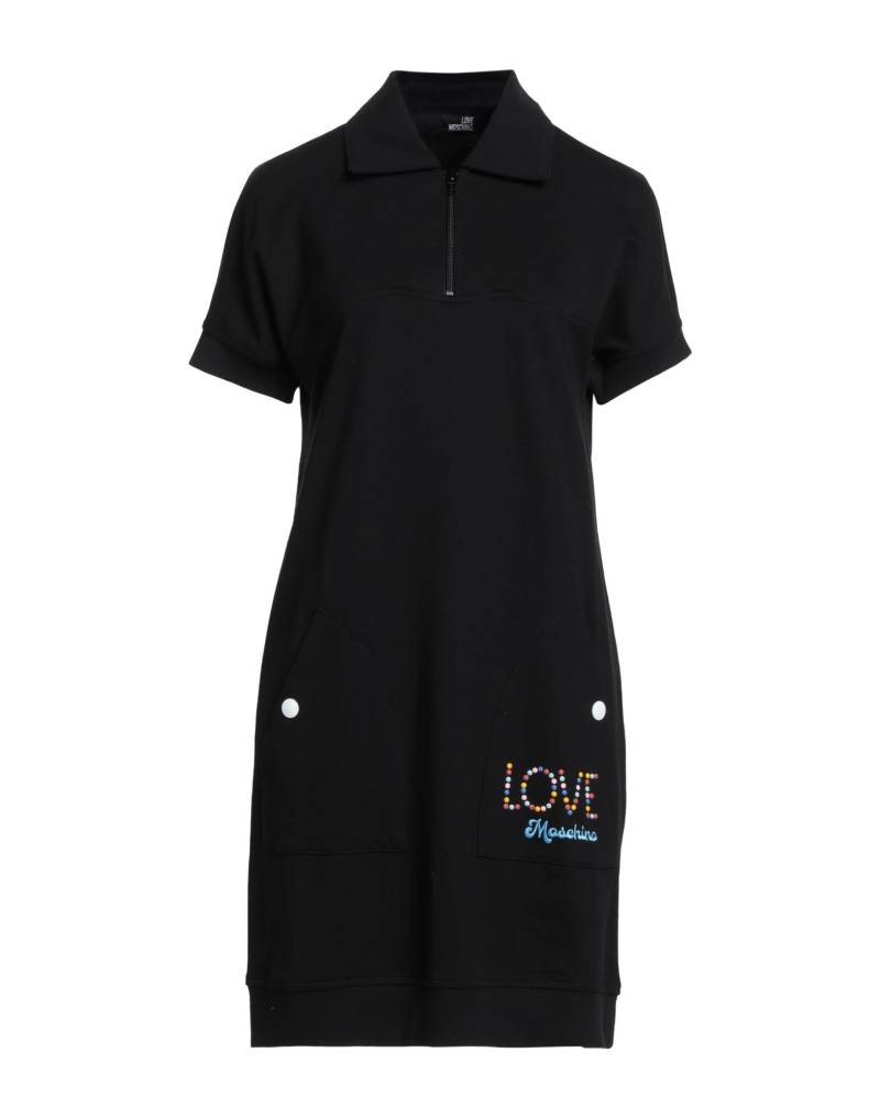 LOVE MOSCHINO Mini-kleid Damen Schwarz von LOVE MOSCHINO