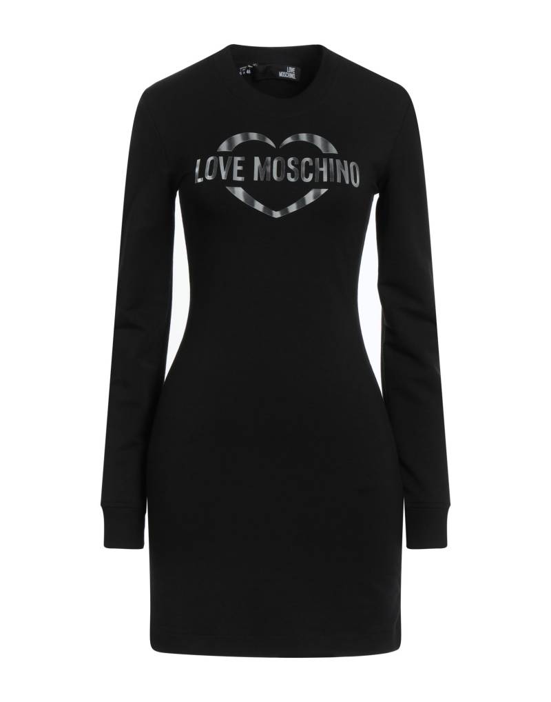 LOVE MOSCHINO Mini-kleid Damen Schwarz von LOVE MOSCHINO