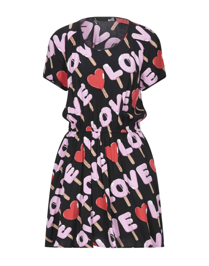 LOVE MOSCHINO Mini-kleid Damen Schwarz von LOVE MOSCHINO