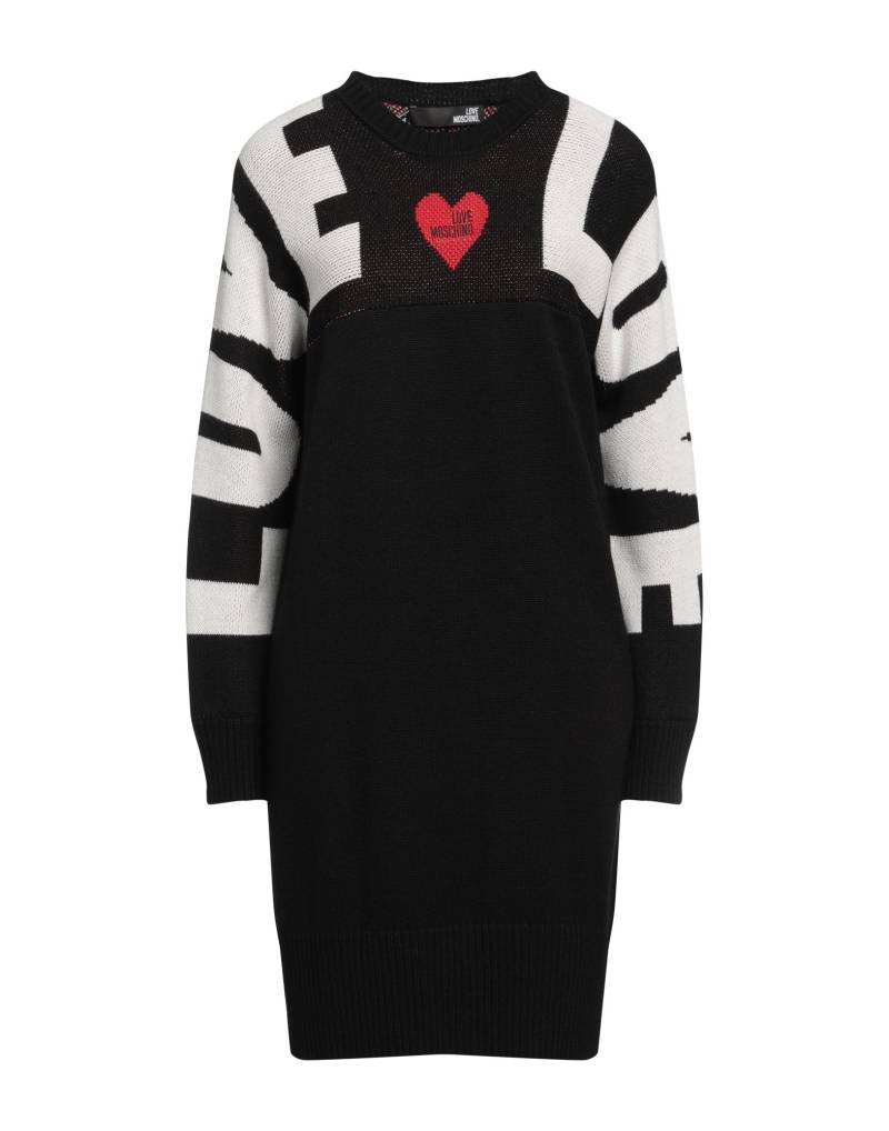 LOVE MOSCHINO Mini-kleid Damen Schwarz von LOVE MOSCHINO