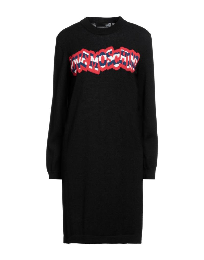 LOVE MOSCHINO Mini-kleid Damen Schwarz von LOVE MOSCHINO