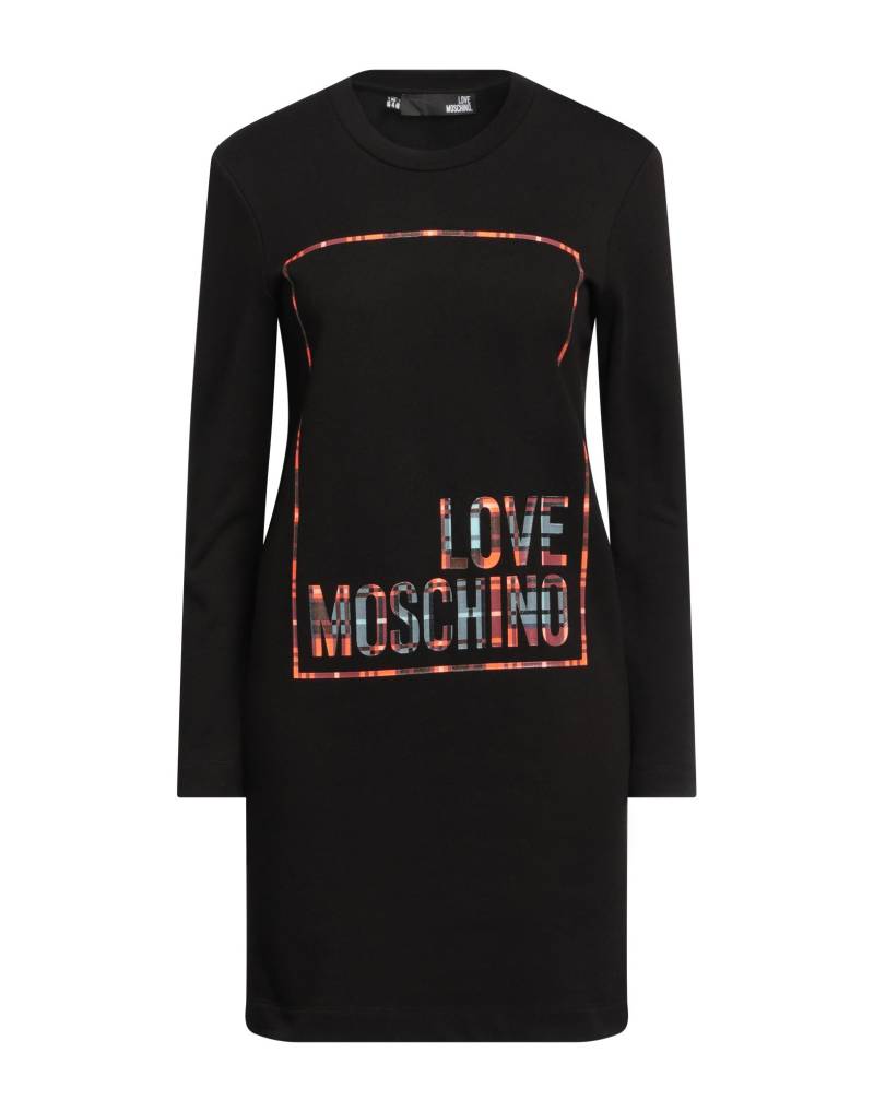 LOVE MOSCHINO Mini-kleid Damen Schwarz von LOVE MOSCHINO