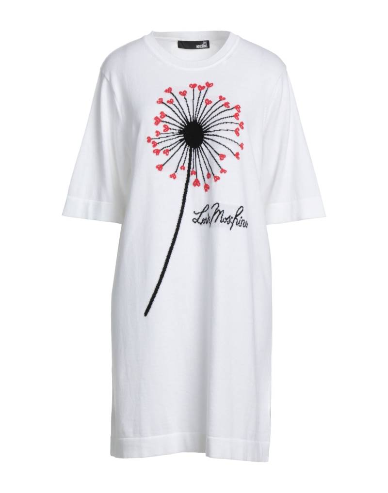 LOVE MOSCHINO Mini-kleid Damen Weiß von LOVE MOSCHINO