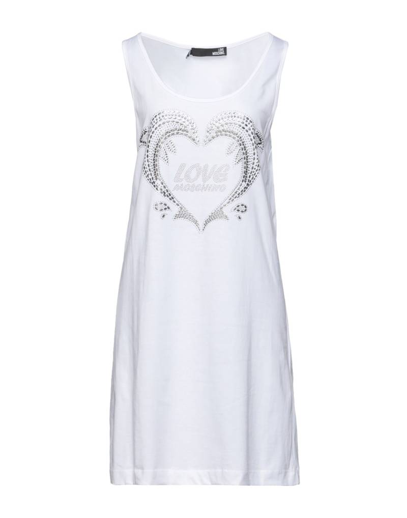 LOVE MOSCHINO Mini-kleid Damen Weiß von LOVE MOSCHINO