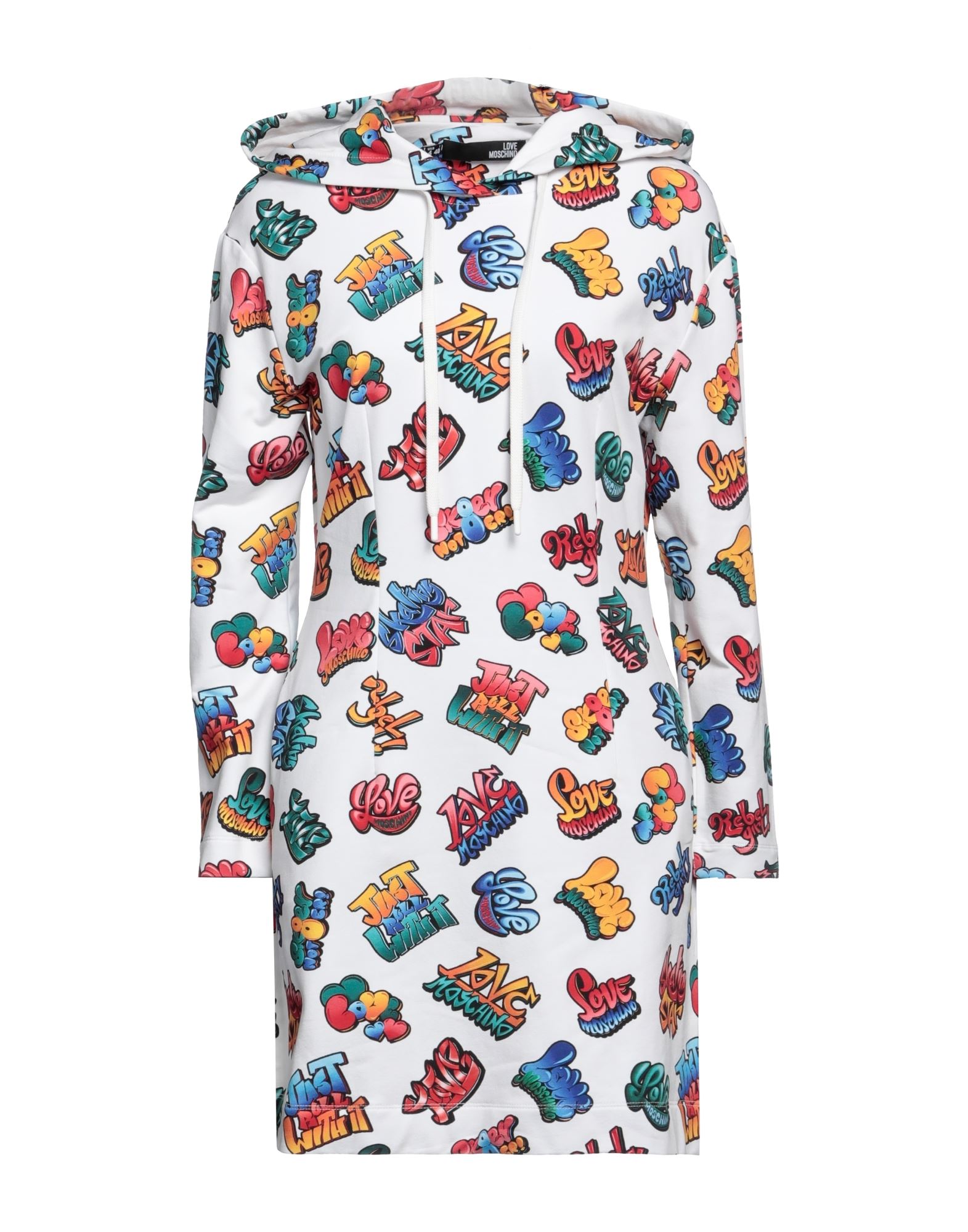 LOVE MOSCHINO Mini-kleid Damen Weiß LOVE MOSCHINO Mini-kleid Damen Weiß von LOVE MOSCHINO
