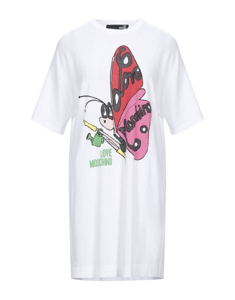 LOVE MOSCHINO Mini-kleid Damen Weiß von LOVE MOSCHINO