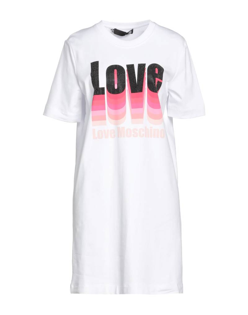LOVE MOSCHINO Mini-kleid Damen Weiß von LOVE MOSCHINO