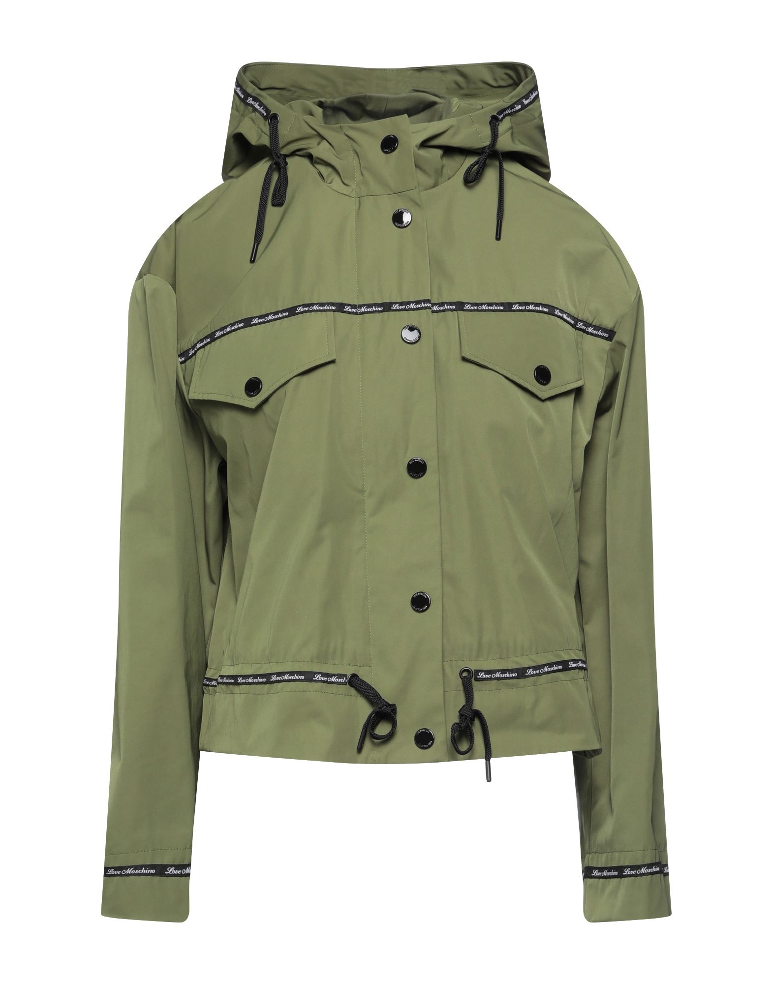 LOVE MOSCHINO Jacke, Mantel & Trenchcoat Damen Militärgrün von LOVE MOSCHINO