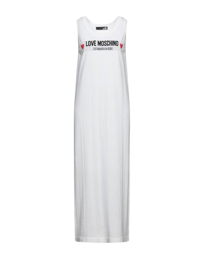 LOVE MOSCHINO Maxi-kleid Damen Elfenbein von LOVE MOSCHINO