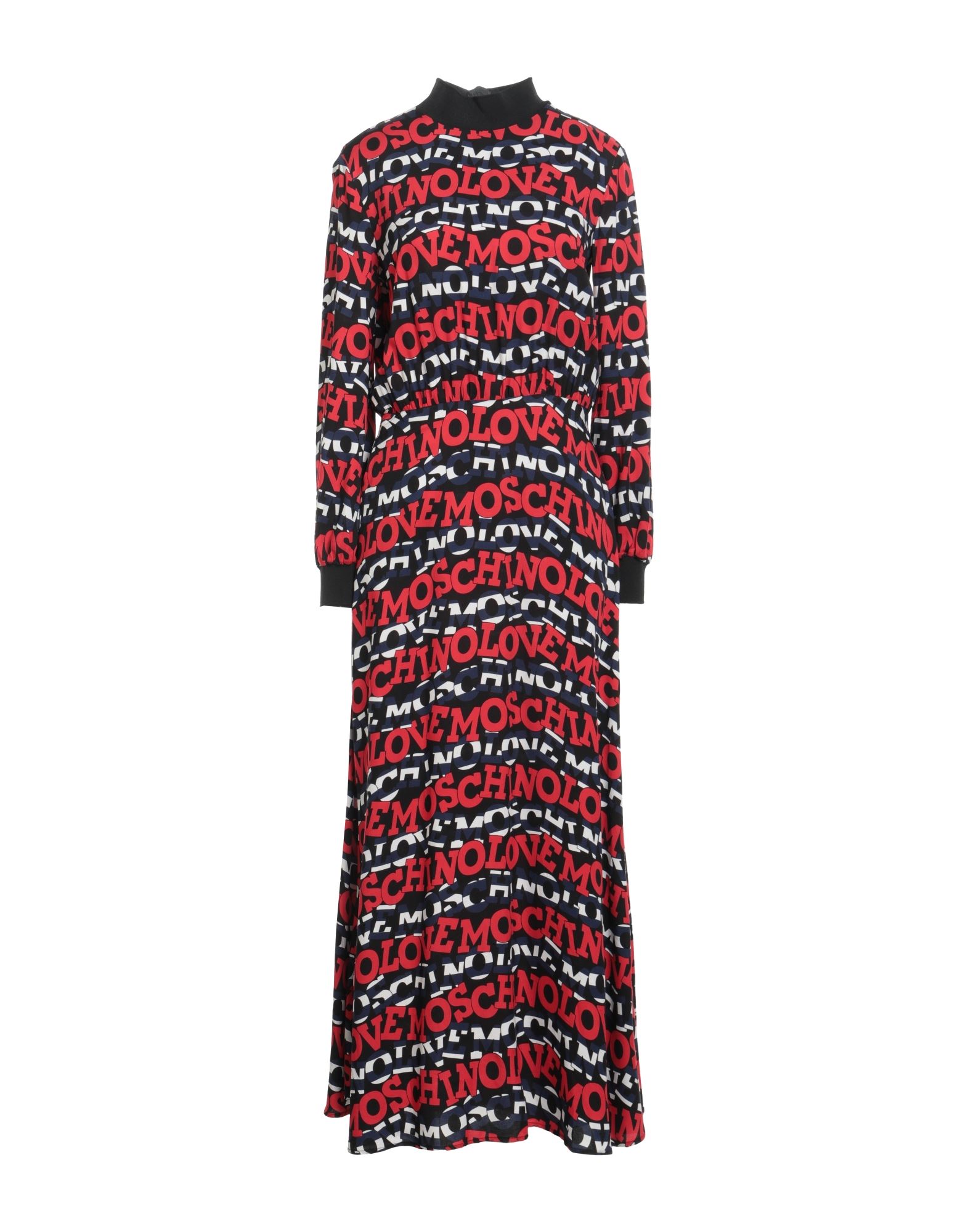 LOVE MOSCHINO Maxi-kleid Damen Schwarz LOVE MOSCHINO Maxi-kleid Damen Schwarz von LOVE MOSCHINO