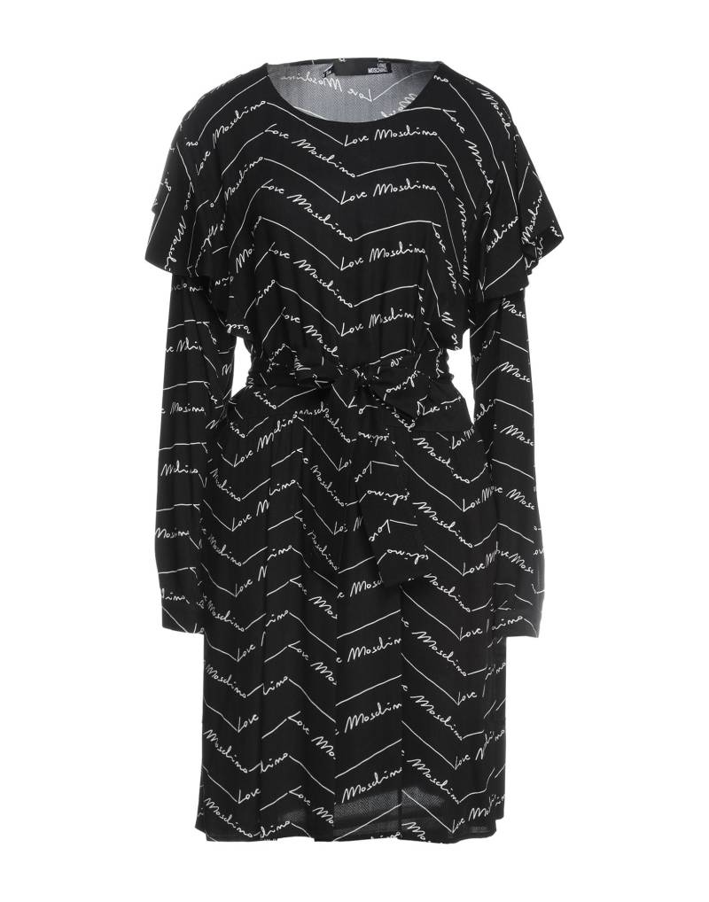 LOVE MOSCHINO Midi-kleid Damen Schwarz von LOVE MOSCHINO