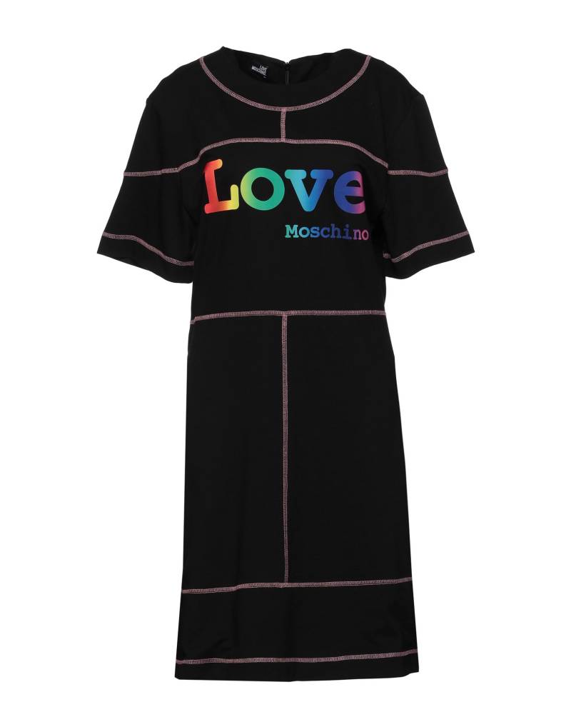 LOVE MOSCHINO Midi-kleid Damen Schwarz von LOVE MOSCHINO