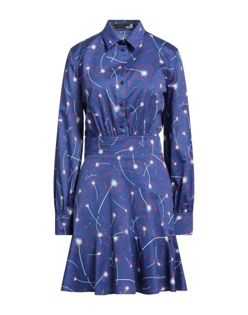 LOVE MOSCHINO Mini-kleid Damen Blau von LOVE MOSCHINO