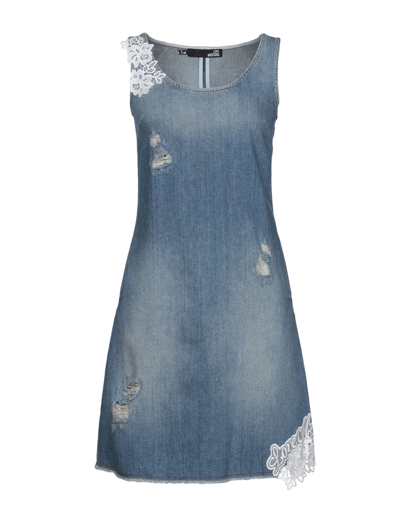 LOVE MOSCHINO Mini-kleid Damen Blau von LOVE MOSCHINO