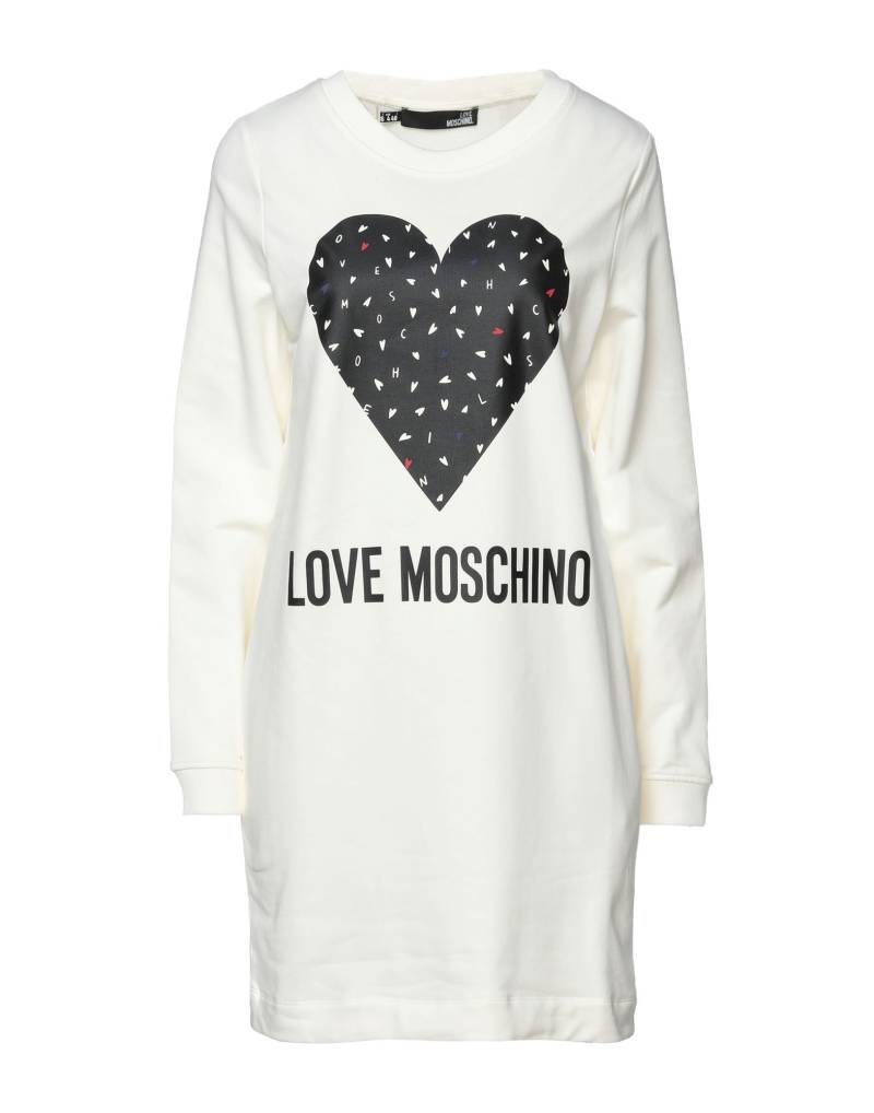 LOVE MOSCHINO Mini-kleid Damen Elfenbein von LOVE MOSCHINO