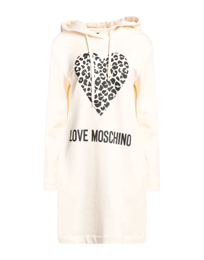 LOVE MOSCHINO Mini-kleid Damen Elfenbein von LOVE MOSCHINO