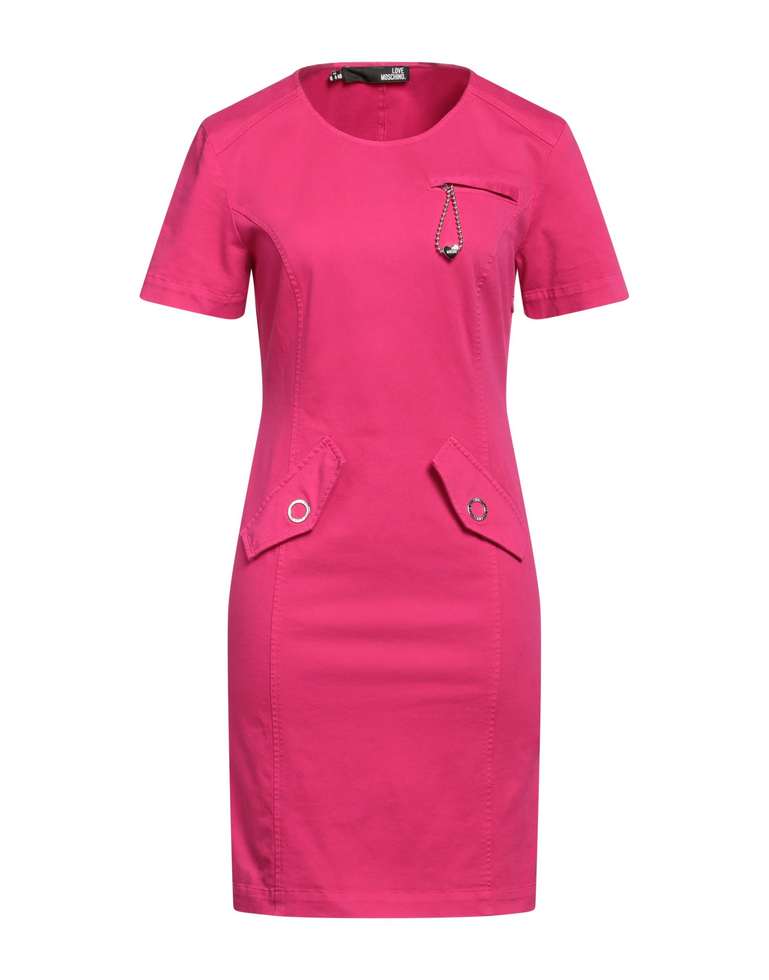 LOVE MOSCHINO Mini-kleid Damen Fuchsia LOVE MOSCHINO Mini-kleid Damen Fuchsia von LOVE MOSCHINO