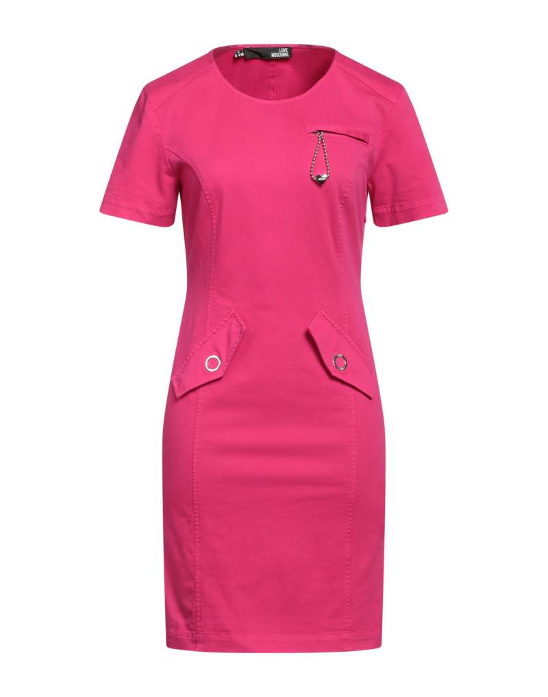 LOVE MOSCHINO Mini-kleid Damen Fuchsia von LOVE MOSCHINO