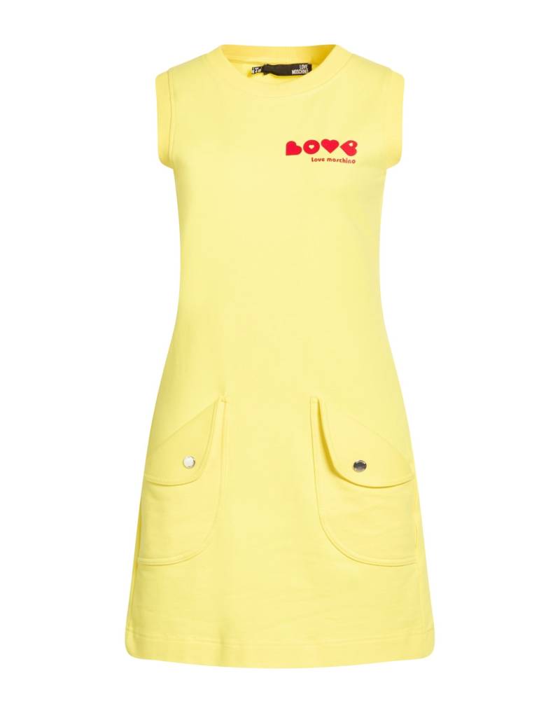 LOVE MOSCHINO Mini-kleid Damen Gelb von LOVE MOSCHINO