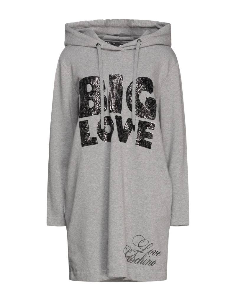 LOVE MOSCHINO Mini-kleid Damen Grau von LOVE MOSCHINO