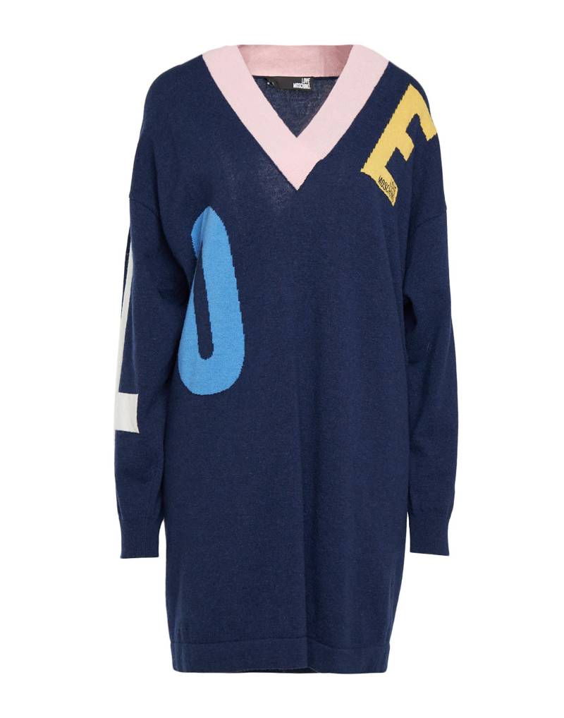 LOVE MOSCHINO Mini-kleid Damen Marineblau von LOVE MOSCHINO