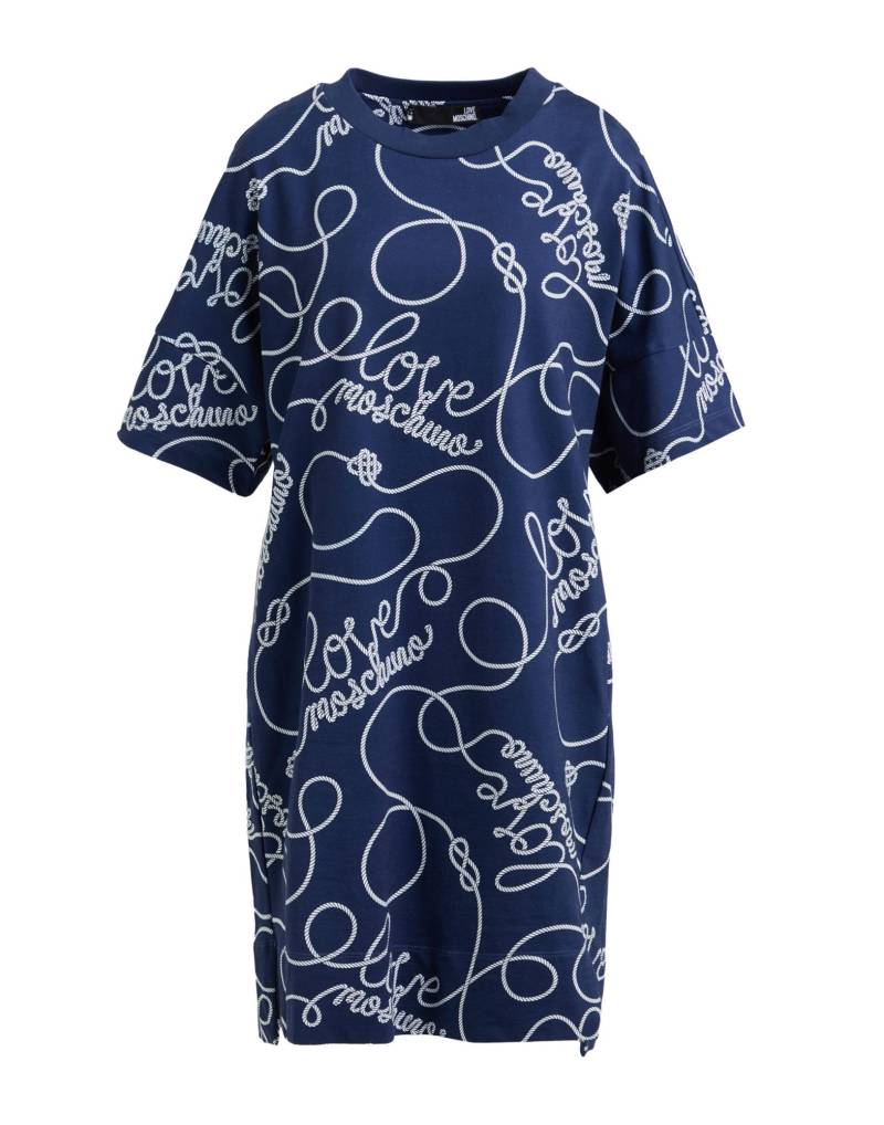 LOVE MOSCHINO Mini-kleid Damen Marineblau von LOVE MOSCHINO