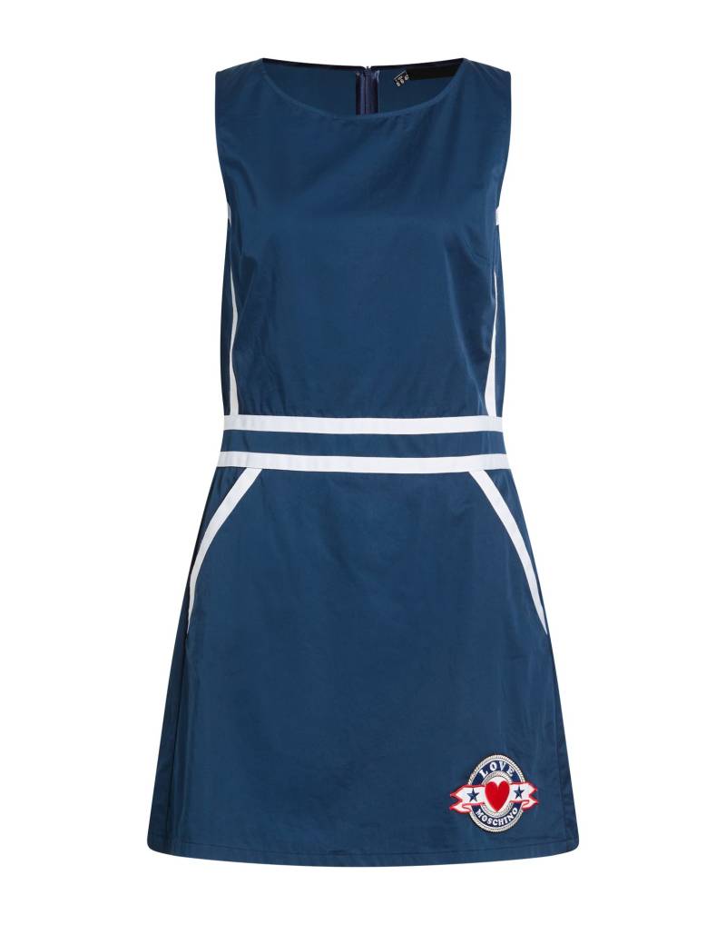 LOVE MOSCHINO Mini-kleid Damen Marineblau von LOVE MOSCHINO