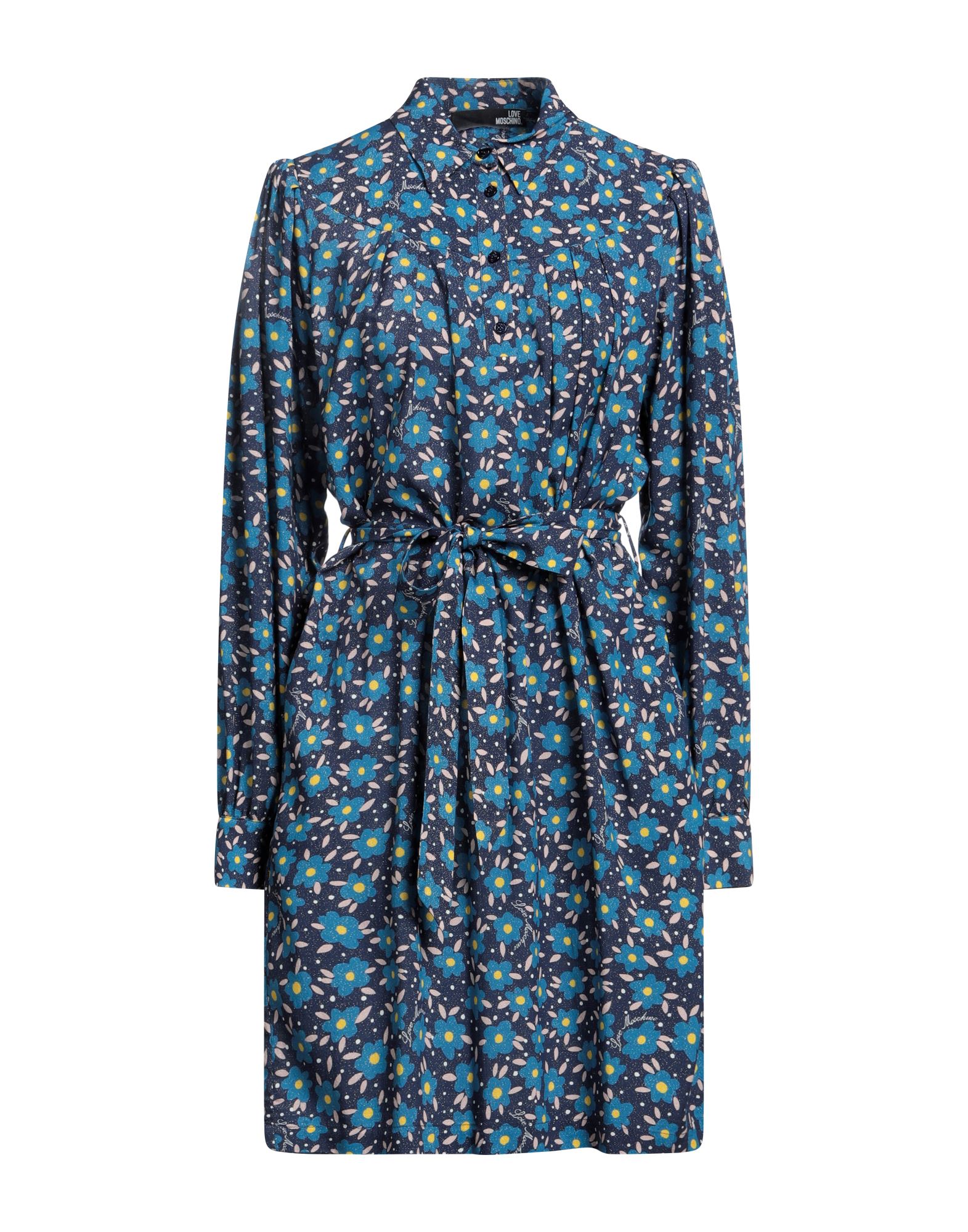 LOVE MOSCHINO Mini-kleid Damen Marineblau von LOVE MOSCHINO