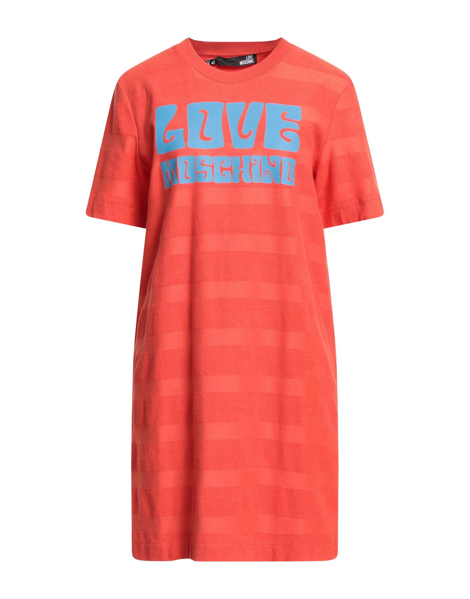 LOVE MOSCHINO Mini-kleid Damen Orange LOVE MOSCHINO Mini-kleid Damen Orange von LOVE MOSCHINO