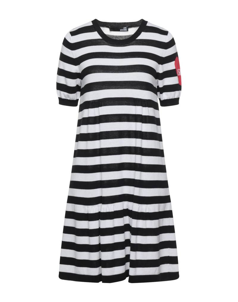 LOVE MOSCHINO Mini-kleid Damen Schwarz von LOVE MOSCHINO