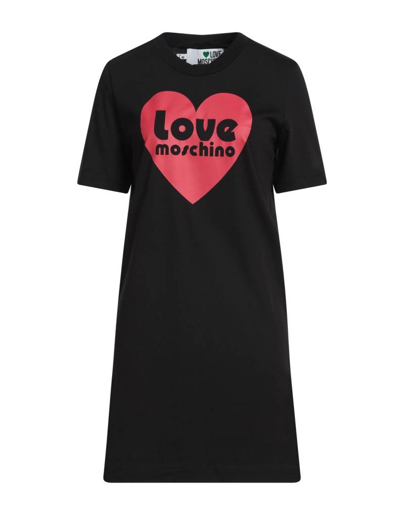 LOVE MOSCHINO Mini-kleid Damen Schwarz von LOVE MOSCHINO