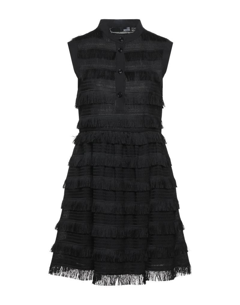 LOVE MOSCHINO Mini-kleid Damen Schwarz von LOVE MOSCHINO