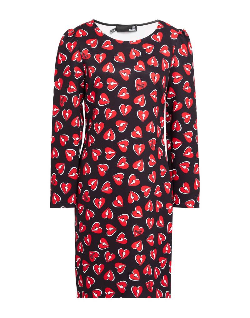 LOVE MOSCHINO Mini-kleid Damen Schwarz von LOVE MOSCHINO