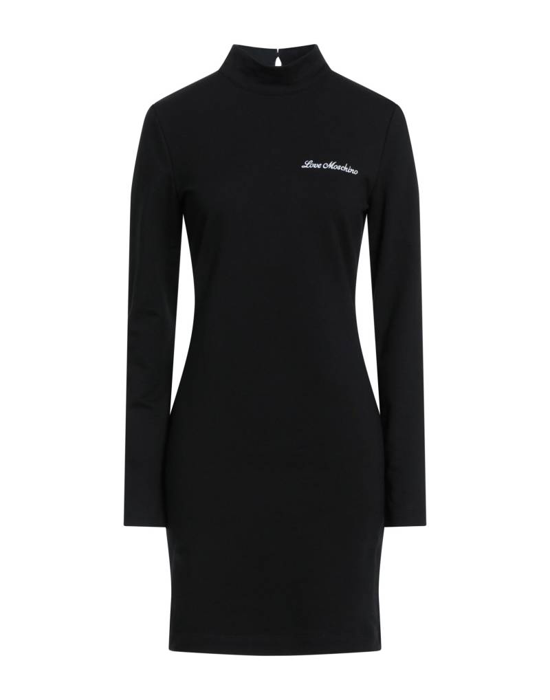 LOVE MOSCHINO Mini-kleid Damen Schwarz von LOVE MOSCHINO