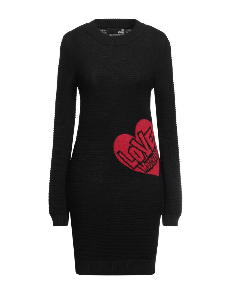 LOVE MOSCHINO Mini-kleid Damen Schwarz von LOVE MOSCHINO