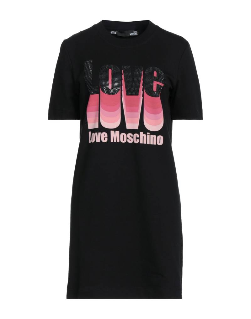 LOVE MOSCHINO Mini-kleid Damen Schwarz von LOVE MOSCHINO