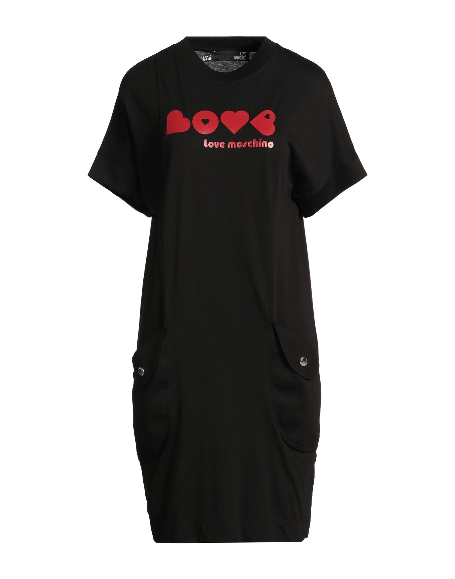 LOVE MOSCHINO Mini-kleid Damen Schwarz von LOVE MOSCHINO