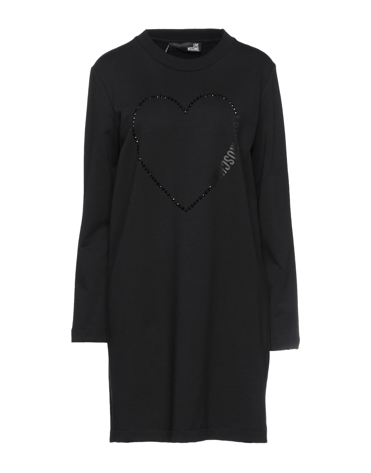 LOVE MOSCHINO Mini-kleid Damen Schwarz von LOVE MOSCHINO
