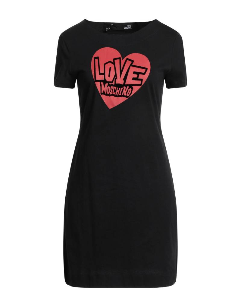 LOVE MOSCHINO Mini-kleid Damen Schwarz von LOVE MOSCHINO